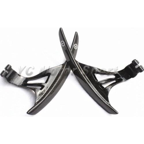 Carbon Fiber Plain & Twill Matte & Glossy Lengthened Shift Paddle Fit for 2008-2015 R35 GTR CBA DBA Steering Wheel Shifter