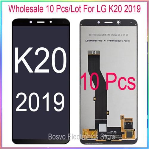 Wholesale 10 Pcs / lot for LG K20 2019 LCD Screen Display with Touch Digitizer Assembly