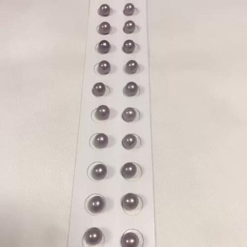 Wholesale Real Natural 9-10mm Purple Round Edison Freshwater Pearl Loose Beads