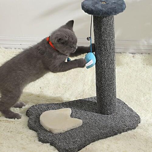 Sisal Cat Scratching Post Hanging Mouse Cat Scratcher Kitten Tree Climbing Claw Sharpener Pet Furniture Cute Toys