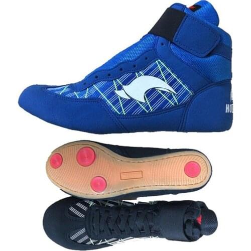 Professional Wrestling Boots Boxing Shoes Men Women Weightlifting Powerlifting Training Fighting Sport Shoes Size 35-46