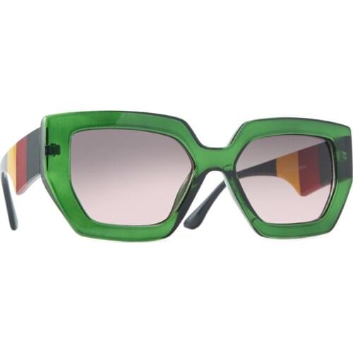 Veshion Blue Green Cat Eye Sunglasses Square Women 2020 Summer Beach Uv400 Fashion Sun Glasses for Women Cheap Accessories