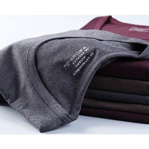 Thermo Tight Sets Long Johns Men Thin Solid Color Basic Thermal Underwear Fitness Underpants And Undershirts