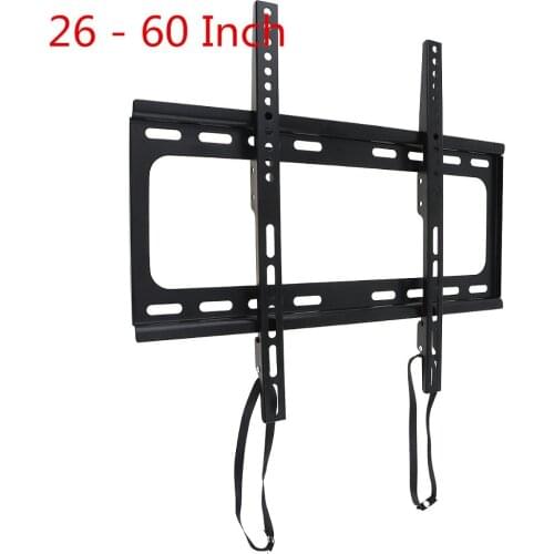 Universal 45KG 1.5mm Cold Ligation Board TV Wall Mount Bracket Flat Panel TV Frame for 26 - 60 Inch LCD LED Monitor Flat Pan