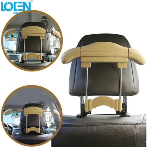 1pc Retractable Auto Accessories Seat Bag Hook Headrest Hanger Holder Organizer car hanger hook suits Coat Clothes car hooks
