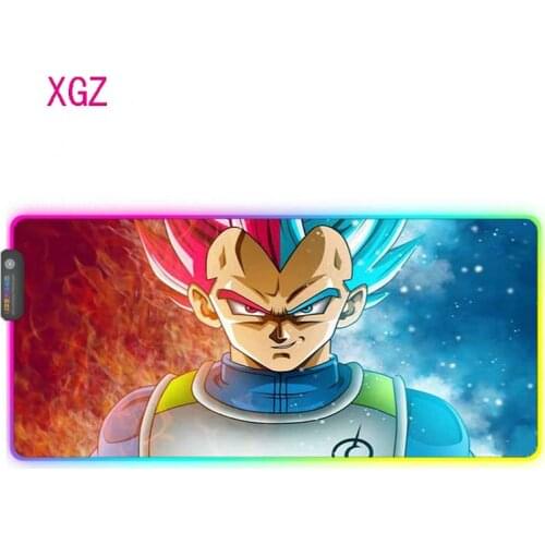 XGZ Animation Big Mouse Pad LED Color Light RGB MousePad Backlight USB Carpet Gamer Keyboard Carpet Desk Mat