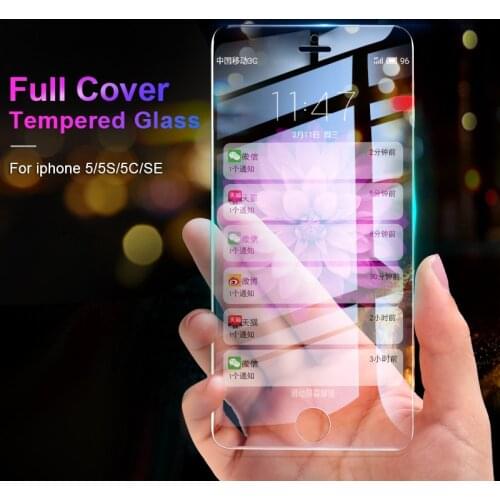 Tempered Glass On The For Apple iPhone 5 S 5C SE Screen Protector 9H Anti Blue Light Glass For iPhone 5 SE Protective Film
