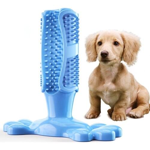 Pet chew toy dog tooth tar cleaning tool rubber bone toy aggressive chew dog toothbrush dog puppy tooth care dog pet accessories