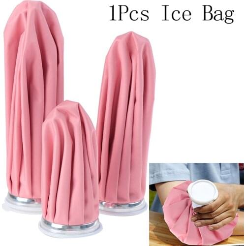 1PCS Reusable Pain Relief Ice Bag Pink Knee Head Leg Injury Health Care First Aid Ice Bag S/M/L Size