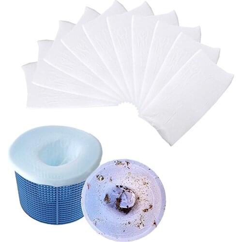 10 Pcs Filter Storage Pool Skimmer Socks Swimming Pool Skimmer Socks Cleans Leaves For In-ground Pools Skimmers Pool Supplies