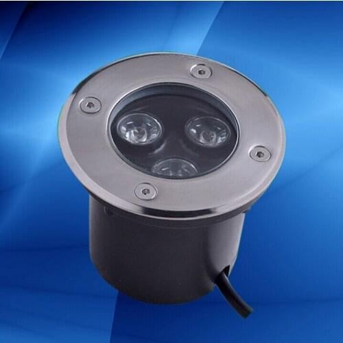 20pcs/lot 9W LED Outdoor Underground Lamp Waterproof IP68 LED Spot Floor Garden Yard underground light AC85-265V Free Shipping