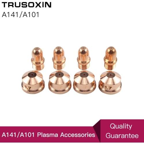 3 Tip PD0101 and 3 Electrode PR0101 Non-original A141 A101 Air Plasma Cutting Torch Cutter Consumables kit