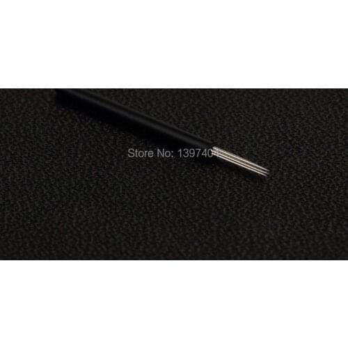 500pcs Tattoo Eyebrow Embroidery Needles 4 Round Needles Semi Permanent Manual Fog Pen Needle Eyebrow Permanent Makeup Tool