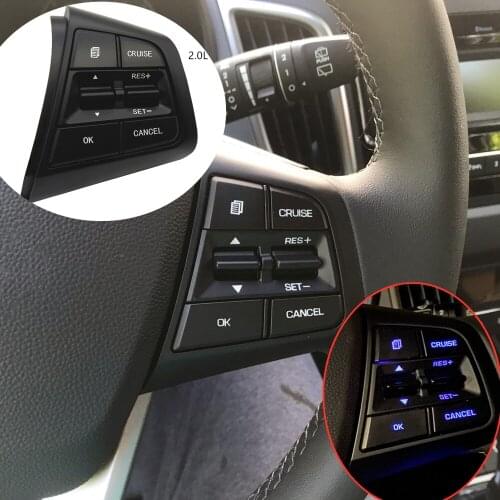 96710C90004X New Steering Wheel Buttons Cruise Control Bluetooth Switches Remote Volume Button For Hyundai Creta Ix25 2.0L