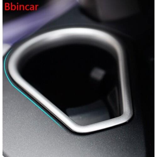 Bbincar ABS Chrome Car Auto Sedan Cover Styling Gear Stick Base Pedestal Ashtray Ash Tray Sticker TrimFor Toyota RAV4 2016
