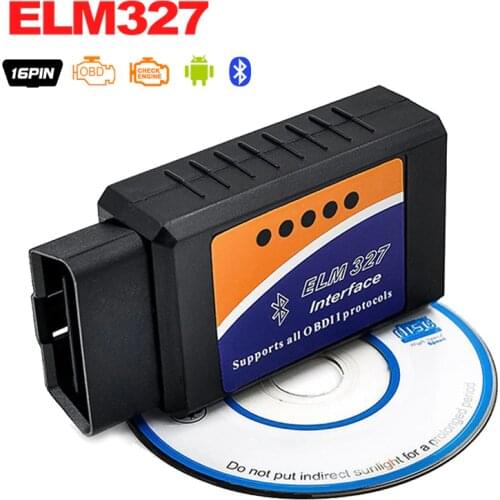 Hot Sale ELM 327 V2.1 Interface Works On Android Torque Elm327 Bluetooth OBD2/OBD II/OBD 2 Diagnostic Tool Car Scanner Tool