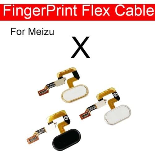 Home Button Fingerprint Flex Cable For Meizu Meilan Blue Charm M3x X Return Touch Button Flex Ribbon Cable Replacement Repair