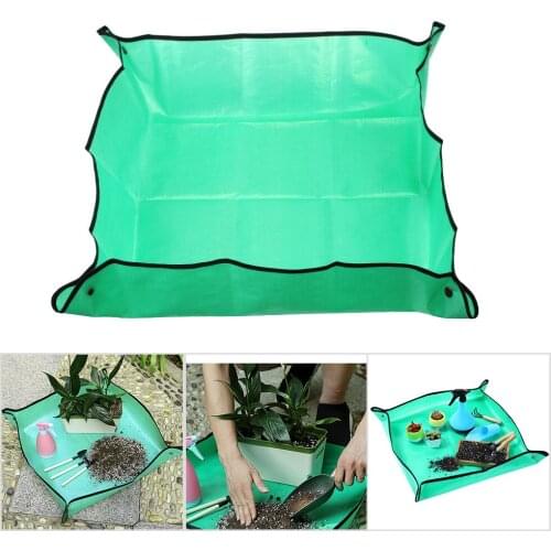 Garden Grafting Pad Thicken Basin Cushion Foldable Anti Dirty Garden Work Cloth Transplanting Pot Mix Soil Flower Land Mat