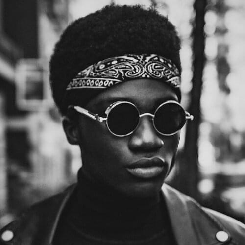 HKNA Retro Round Punk Sunglasses Men Metal Spring Prince Reflective Colorful Mirror Sunglasses Men Steampunk Shades for Women