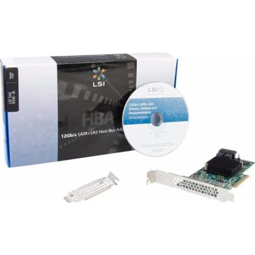 LSI 9300-8i PCI-Express 3.0 SATA / SAS 8-Port SAS3 12Gb/s HBA - Single--Avago Technologies