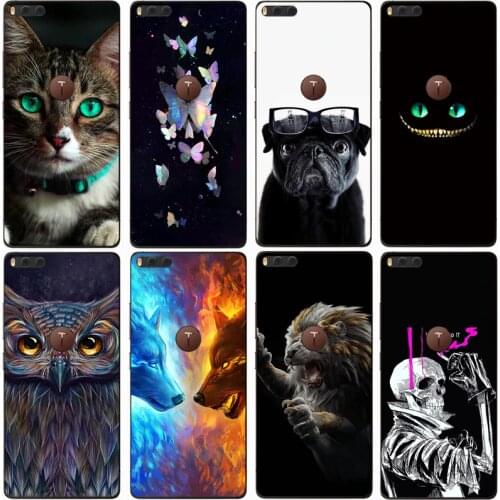 For Smartisan U3 Pro Case Rose Wolf Cute Patterned Cover Soft Silicon Phone Case for Smartisan Nut Pro 2 Top Quality