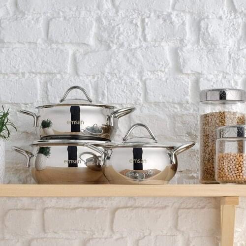 Emsan Cemre 6 Piece Midi Cookware Set