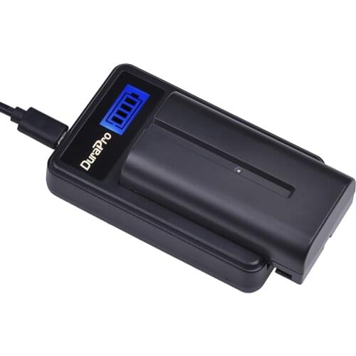 NP-F550 2600mAh NPF550 Rechargeable Li-ion battery +LCD USB Charger for Sony NP-F330 NP-F530 NP-F570 NP-F730 NP-F750 Hi-8