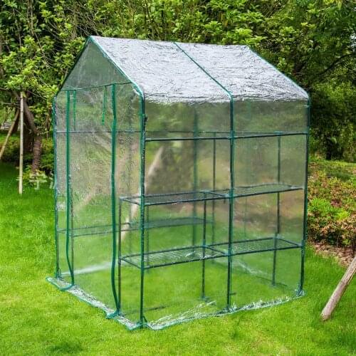 PVC Mini Greenhouse Cover Plant Flower Keep Succulents Keep Warm Sunroom Anti-UV Waterproof Greenhouse Kit Garden Supplies