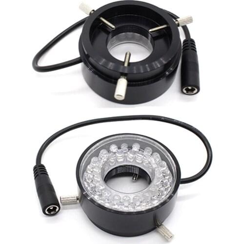 Adjustable 60 LED Ring Light illuminator Lamp For Industry Video Stereo Microscope Lens Camera Magnifier