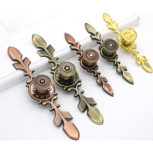 120MM/170MM Bronze Handles Kitchen Door Cupboard Zinc Alloy European Wardrobe Furniture Drawer Pulls Cabinet Knobs Accessories