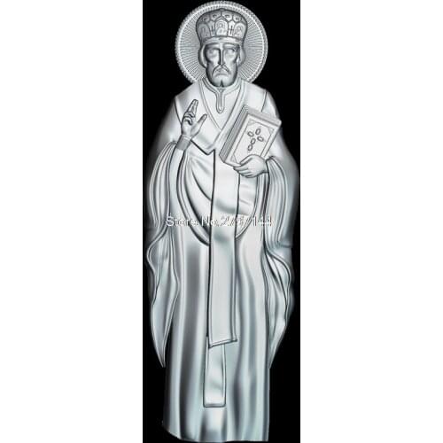 Sfantului Ierarh Nicolae 3d model for cnc STL format Religion 3d Relief Model STL Router 3 axis Engraver ArtCam