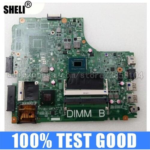 SHELI for Dell 2421 3421 5421 Laptopmotherboard 1017U Cpu DNE40-CR CN-0PTNPF 0PTNPF PTNPF Notebook Pc Mainboard DDR3 Inspiron