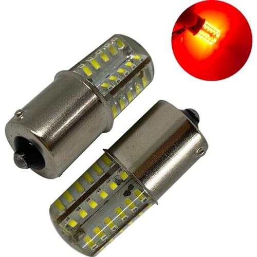2PCS Signal Lamp P21w Led Ba15s 1156 PY21W Strobe Bulb 3014SMD Silica LED 1157 Led Bay15d P21/5w Turn Brake Backup Light 12V