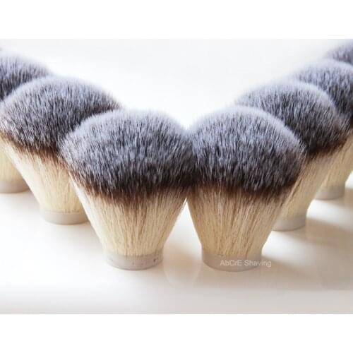 10Pcs Synthetic Brush Knots Size19/20/21/22/24/26/27MM Nylon Hair Head Barber Accessory Beard Shaving