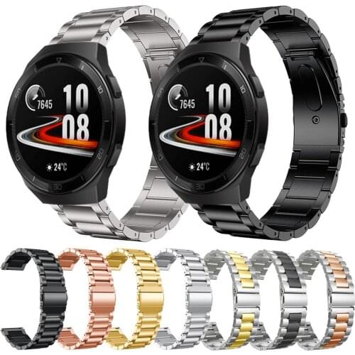 22mm Stainless Steel Strap Replacement Band For Huawei Watch GT 2e Strap for Huawei Watch GT 2 Pro GT2 46mm Watchbands