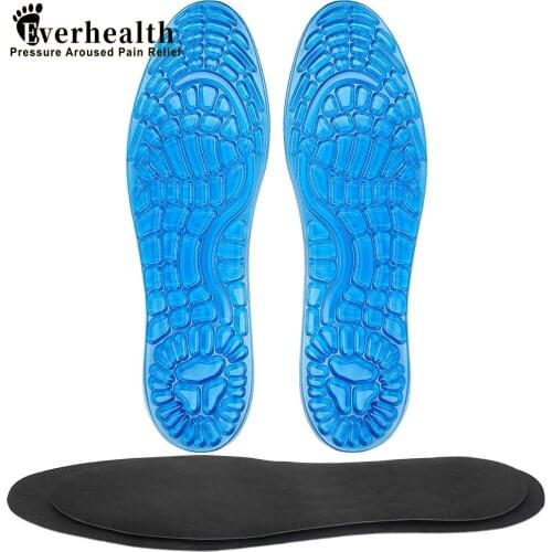 Silicone Gel Insole For Shoes Massaging Sports Shoes Insoles Orthotic Arch Support Sneakers Shoes Insoles for Feet Shoe Sole