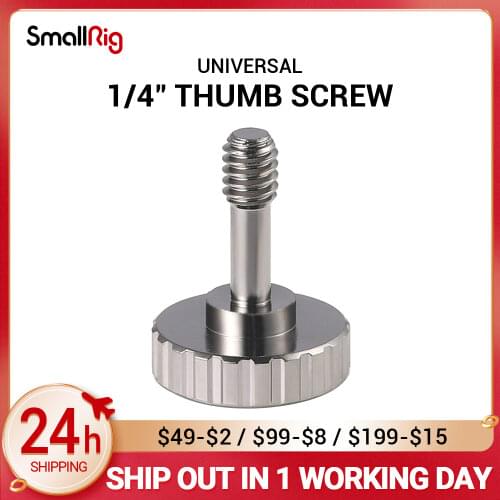 SmallRig Camera Screw 1/4 inch 18mm Long match SmallRig Double-Threaded Rosette Mount -1800