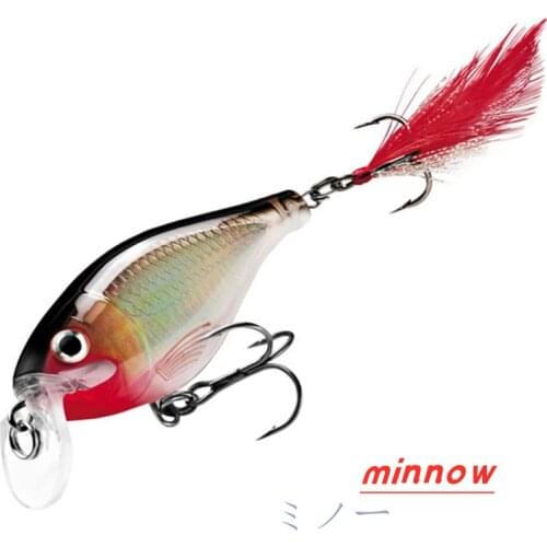 1Pcs 13g/9cm Minnow Wobblers Floating Fishing Lures Artificial Bait Freshwater Seawater Fishing Bionic Bait Pesca Crankbait