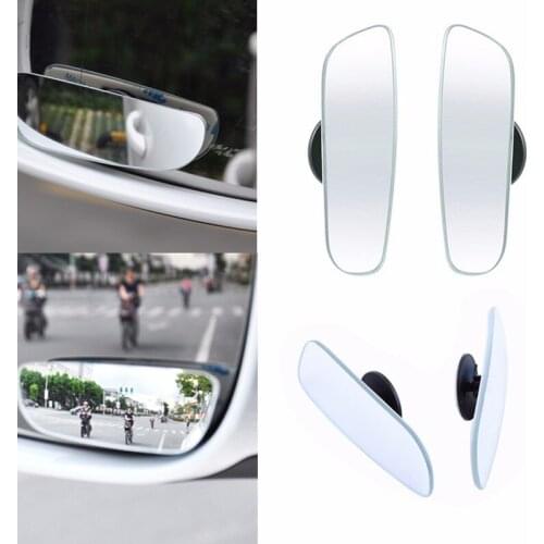 2pcs/set Blind Spot Mirrors Motorcycle Universal Wide Angle Convex Parking Mirror Adjustable Auto Rear View Mirror 360 Degree