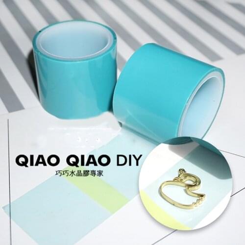 1 Roll 5m UV Tape DIY Epoxy Resin Crafts Tools Metal Frame Anti-leak Glue Adhesive Transparent Jewelry Making Tools