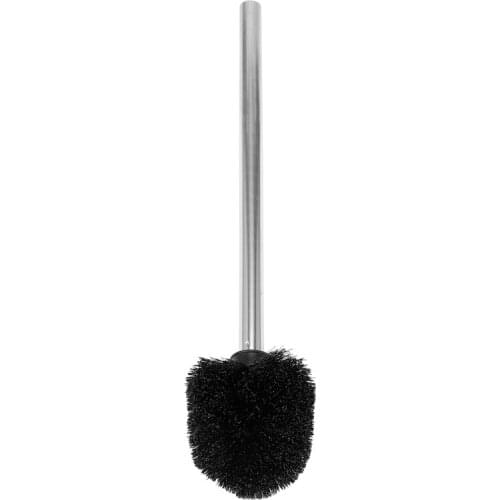 1pcs Replacement Stainless steel WC Bathroom Cleaning Toilet Brush Black Head Holder