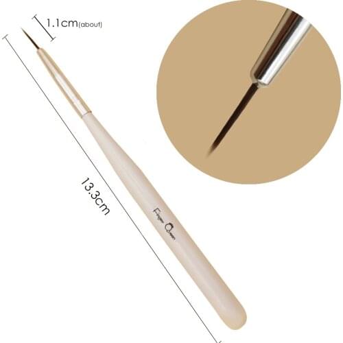 3pcs Nail Art Liner Painting Pen 3D Tips DIY Acrylic UV Gel Brushes Drawing Kit Flower Line Grid French Design Manicure Tool