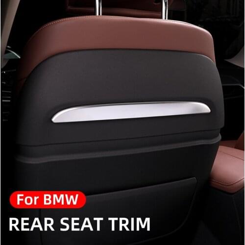 ABS Car Seat Back Trim for BMW X5X6X7 G05 G06 G07 6GT G32 Rear Seat Decoration Strips Stickers Interior Accessories Mounding