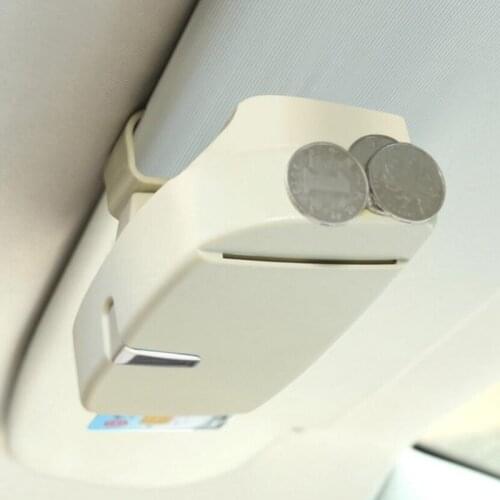 2019 Car Glasses Case Box Sunglasses Storage Pockets for Volkswagen VW Golf 4 6 7 GTI Tiguan Passat B5 B6 B7 CC