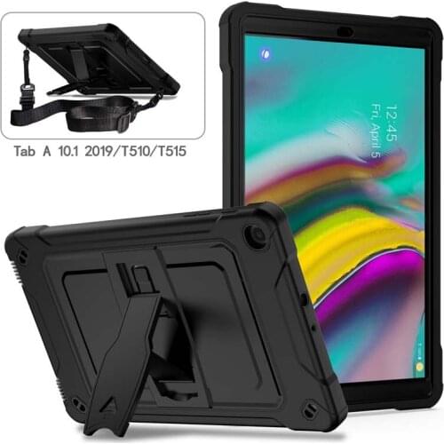 Business Hit-Color Shockproof Case For Samsung Galaxy Tab A 10.1 2019SM-T510 T515 T510 Hard Plastic Silicone Protective Cover