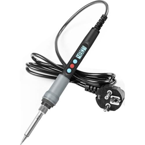 HANDSKIT 90W Constant Temperature Electric Soldering Iron 180~480℃ Temperature Electric Iron LCD Digital ℃/℉ Electric Iron