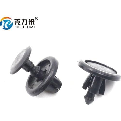 50 Pcs 7mm Fender Splash Guard Plate Engine Bumper Expanding Retainer Clip For Toyota Corolla Crown