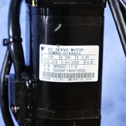 Used Tested Working SGMAH-01AAA2C AC SERVO MOTOR