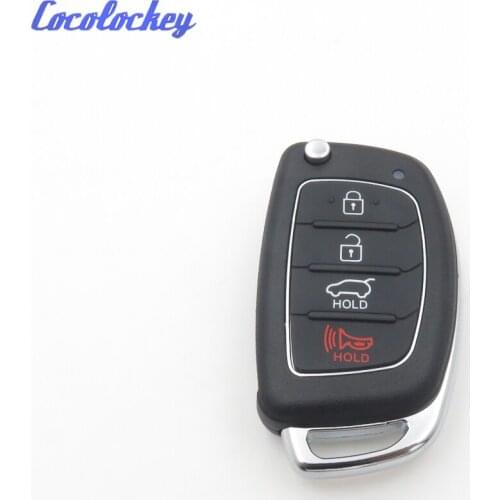 Remote Key Shell For HYUNDAI Ix45 Santa Fe Keyless Entry Fob Cover Auto Replacement Parts For Hyundai Car Key NO LOGO
