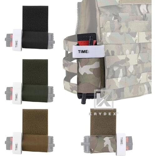 KRYDEX Spiritus Style Elastic Holder 3" Hook & Loop Secure Pouch For Plate Carrier Chest Rig Competition Belt